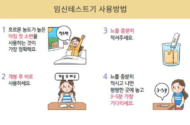 임신테스트기 사용방법